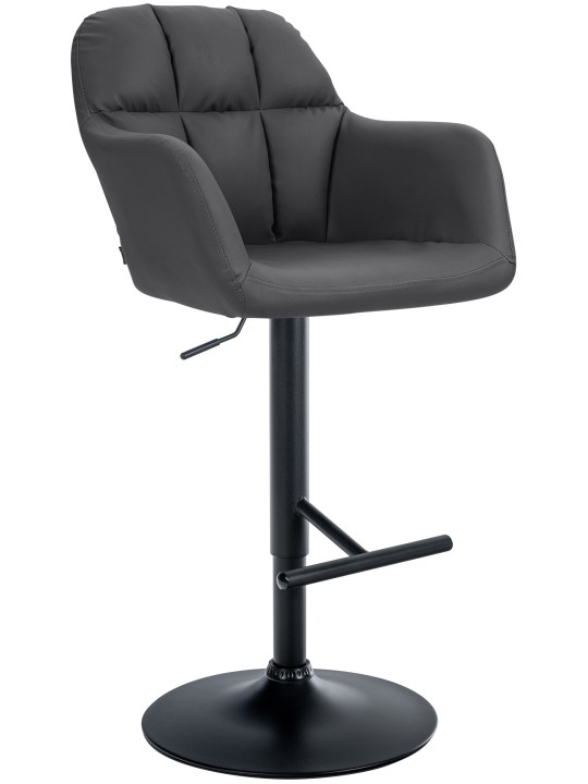 Bárszék Natoma műbőr, fekete