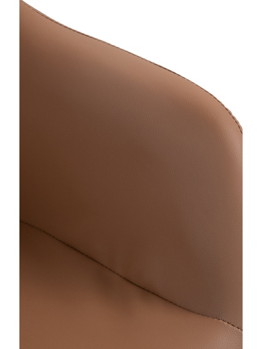 Bárszék Natoma műbőr, világosbarna