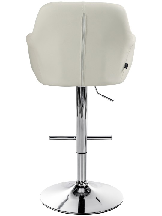 Bárszék Natoma műbőr króm, krém