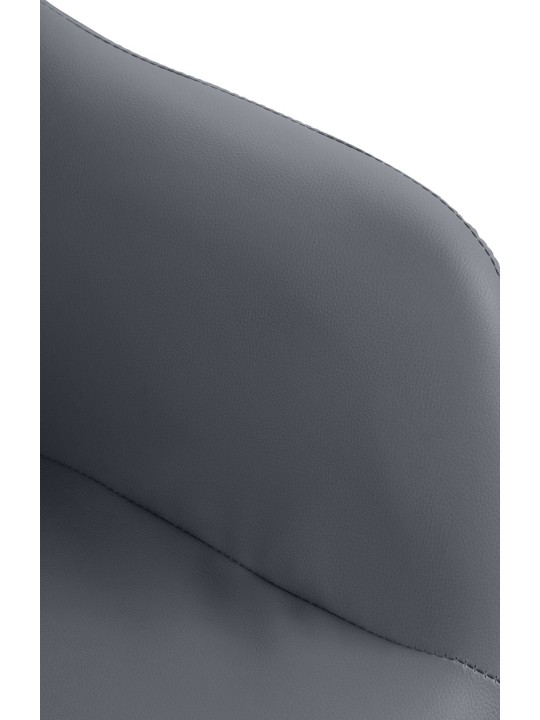 Bárszék Natoma műbőr króm, szürke