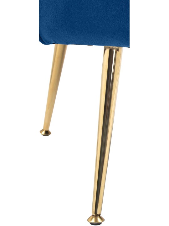 Szék Rosita bársony, kék