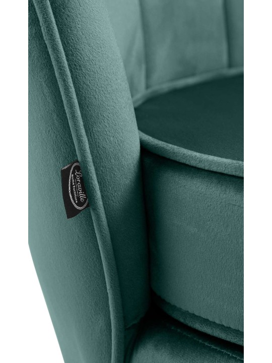 Szék Rosita bársony, zöld