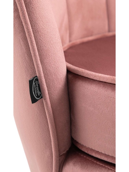 Szék Rosita bársony, rózsaszín