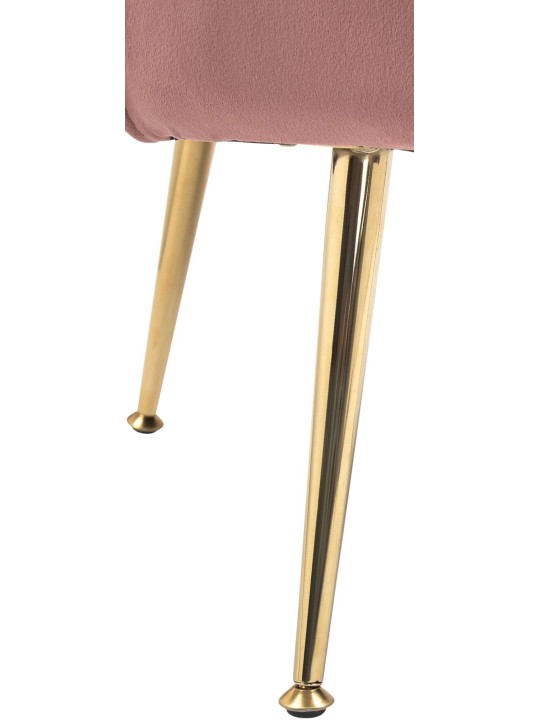 Szék Rosita bársony, rózsaszín