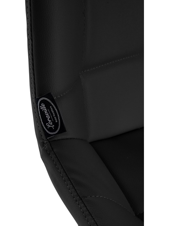 Weston műbőr bárszék, fekete