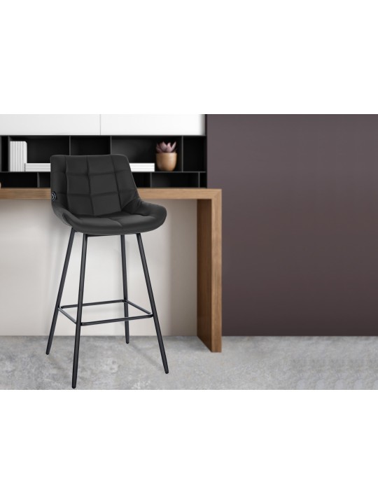 Weston műbőr bárszék, fekete