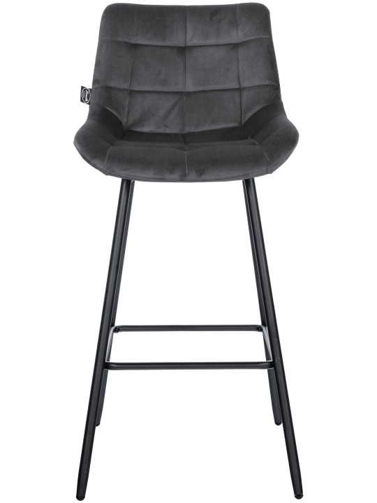 Bárszék Weston bársony, sötétszürke Bárszék Weston bársony, sötétszürke