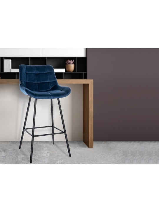 Bárszék Weston bársony, kék Bárszék Weston bársony, kék