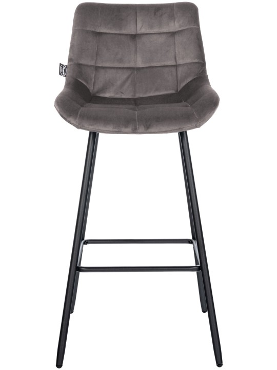 Bárszék Weston bársony, szürke Bárszék Weston bársony, szürke