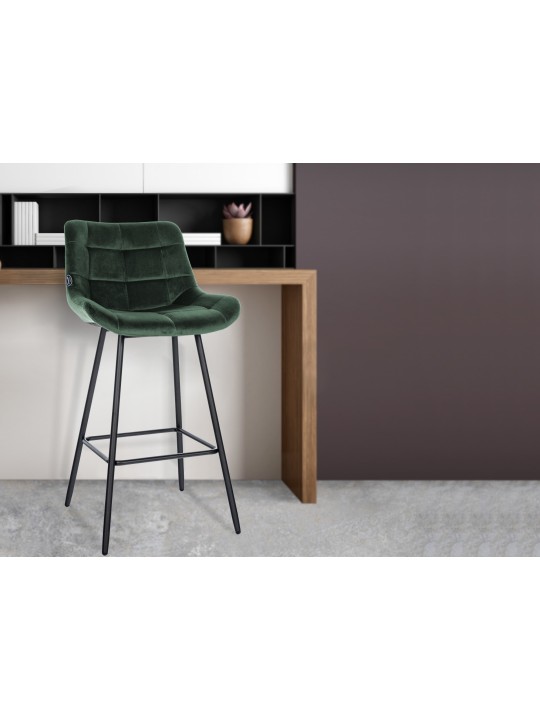 Bárszék Weston bársony, sötétzöld Bárszék Weston bársony, sötétzöld