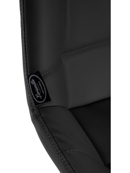 Bárszék Weston forgatható műbőr, fekete