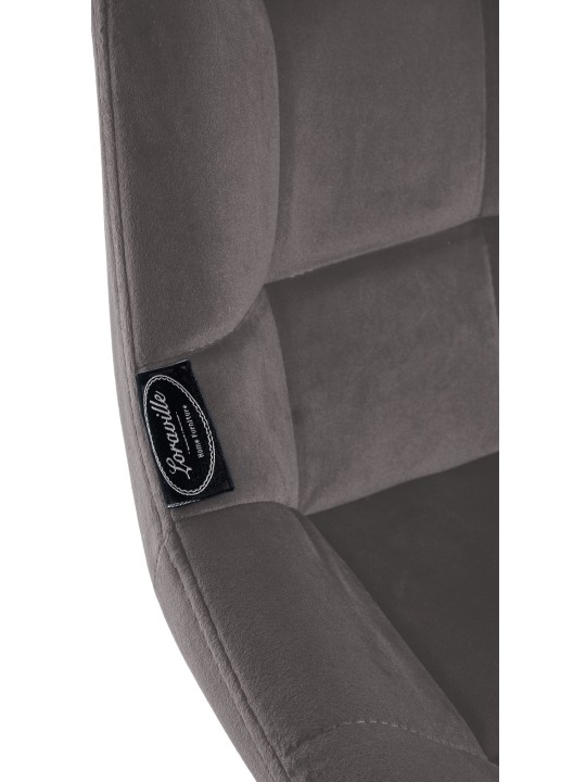 Weston forgó bárszék bársony, szürke