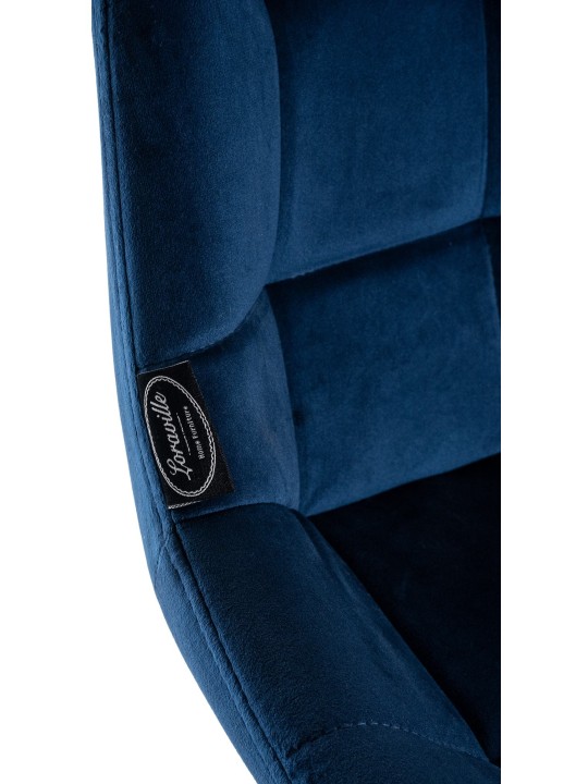 Weston forgó bárszék bársony, kék