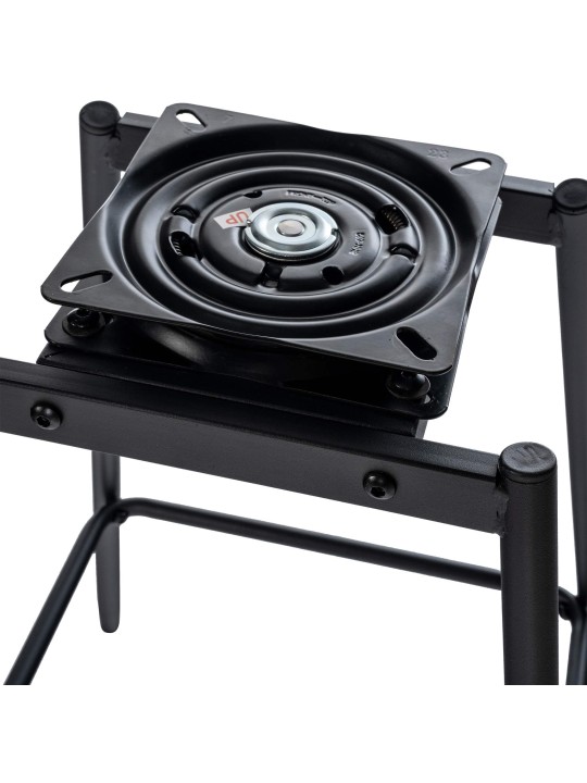 Weston forgó bárszék bársony, sötétszürke