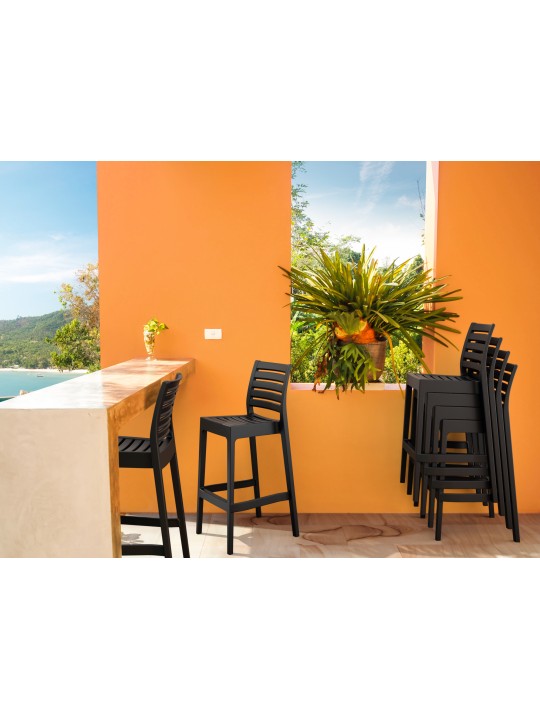 Ares bárszék, fekete