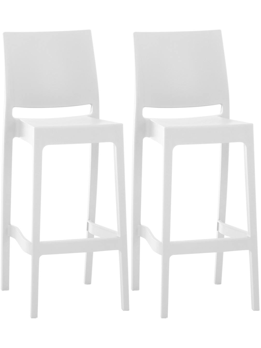 2 db Maya bárszék szett, fehér