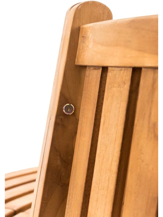 Leming fa pad félkör 200 cm, teak