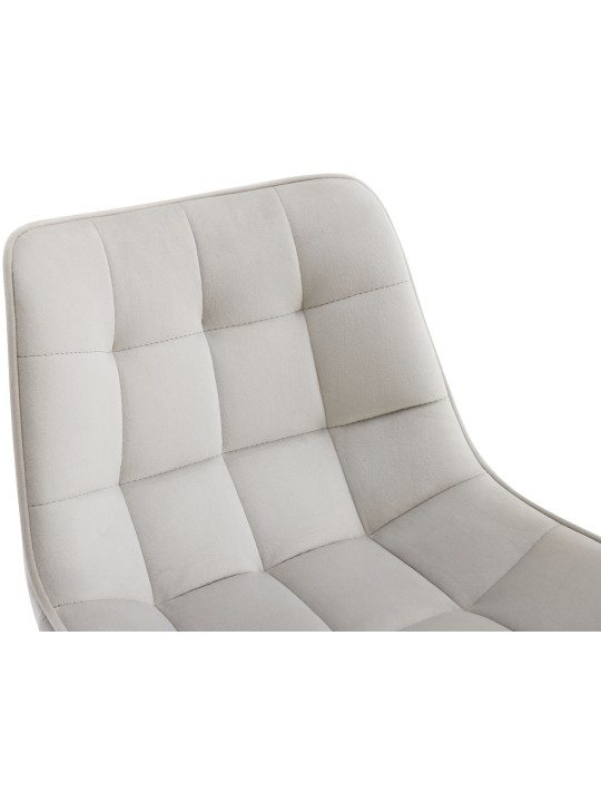 Dartford bársony bárszék, szürke