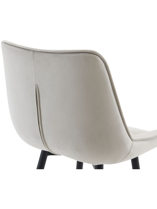 Dartford bársony bárszék, szürke