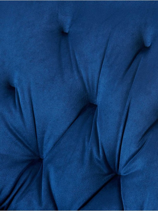 Wallace bársony étkezőszék, kék