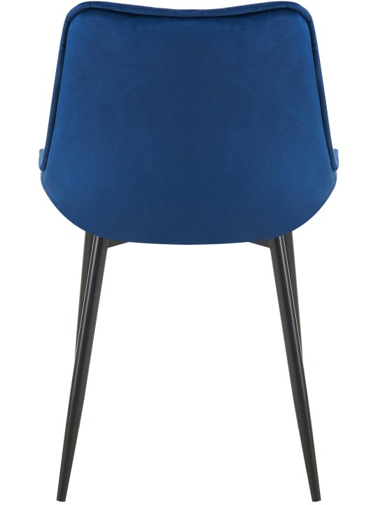 Wallace bársony étkezőszék, kék