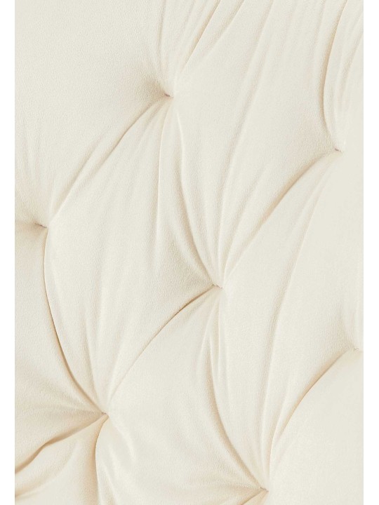 Wallace bársony étkezőszék, krém