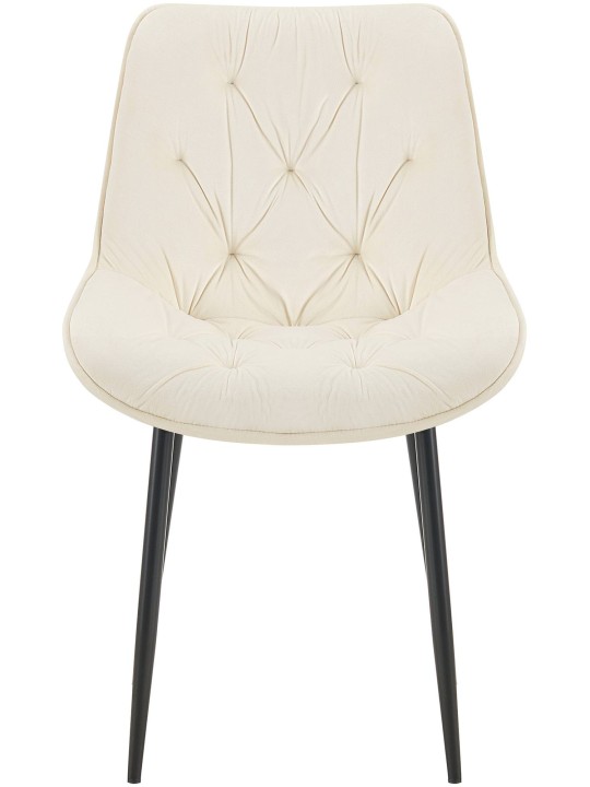 Wallace bársony étkezőszék, krém