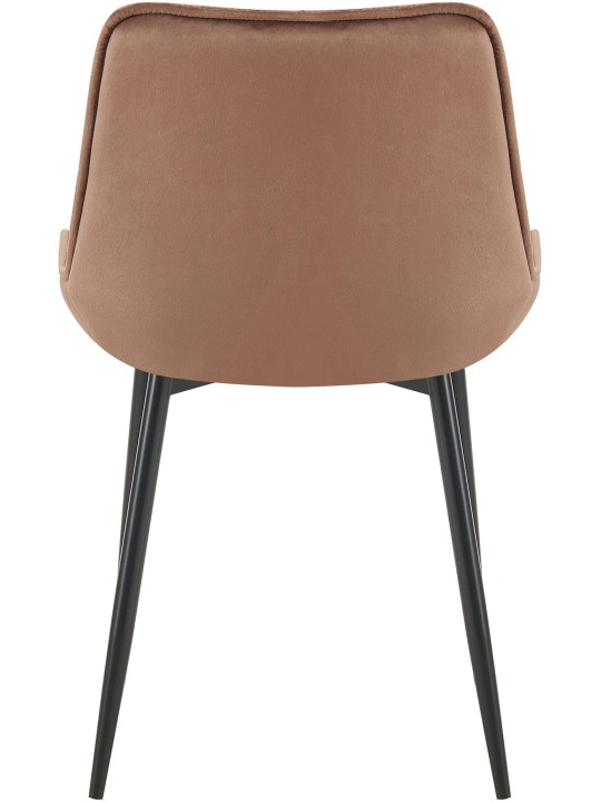 Wallace bársony étkezőszék, barna