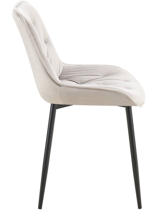 Wallace bársony étkezőszék, szürke