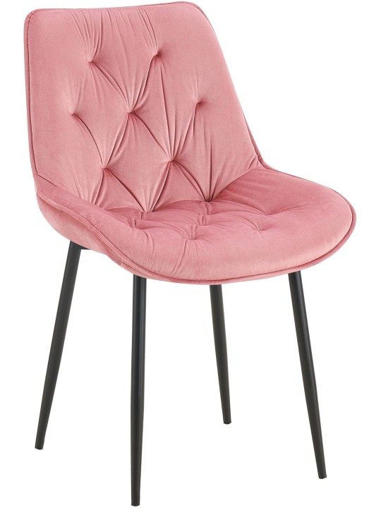 Wallace bársony étkezőszék, rózsaszín