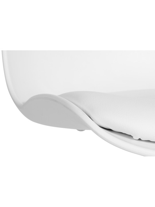 4 db Almada műbőr bárszék szett, fehér