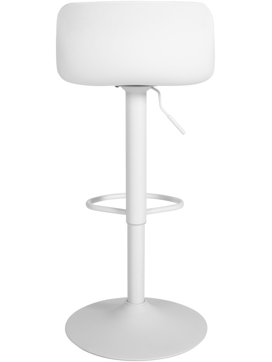 4 db Almada műbőr bárszék szett, fehér