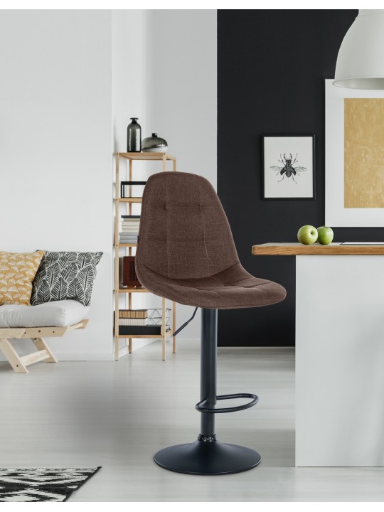 Bárszék Elmore szövet B, barna