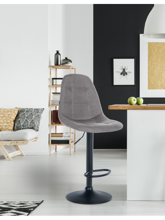 Bárszék Elmore szövet B, szürke
