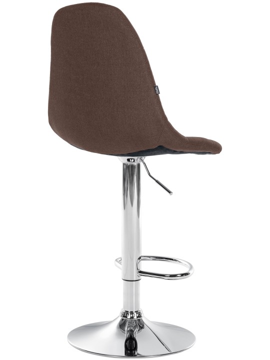 Bárszék Elmore szövet C, barna