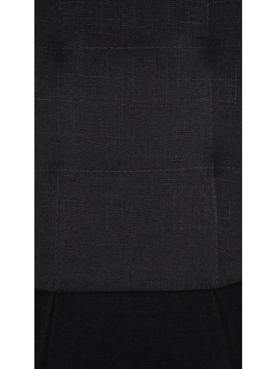 Bárszék Elmore szövet W, fekete