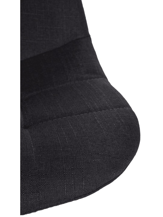 Bárszék Elmore szövet B, fekete