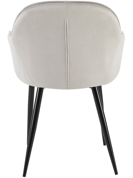 2 db Boise bársony étkezőszék készlet, szürke