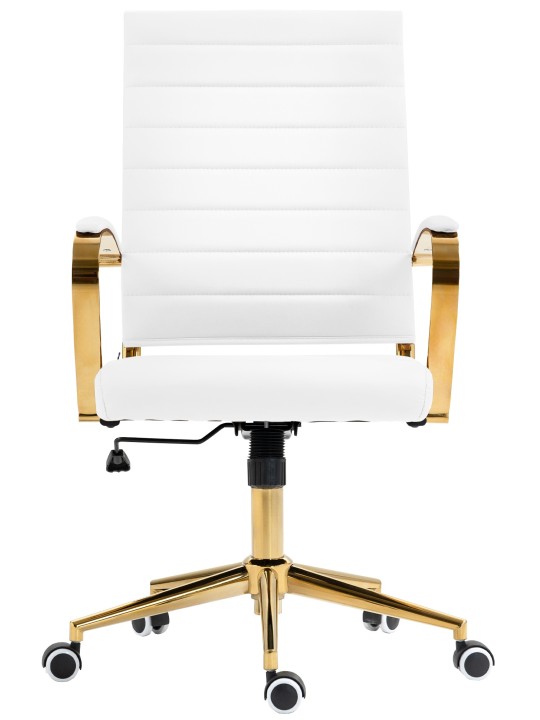 Havanna műbőr irodai szék, fehér