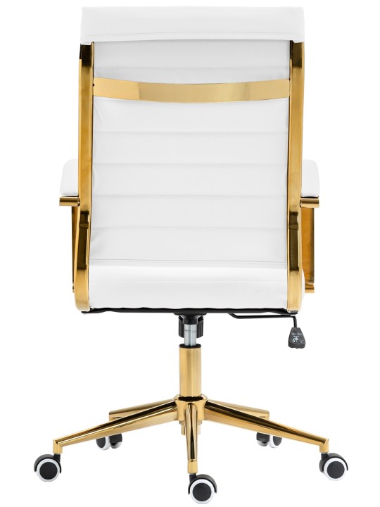 Havanna műbőr irodai szék, fehér