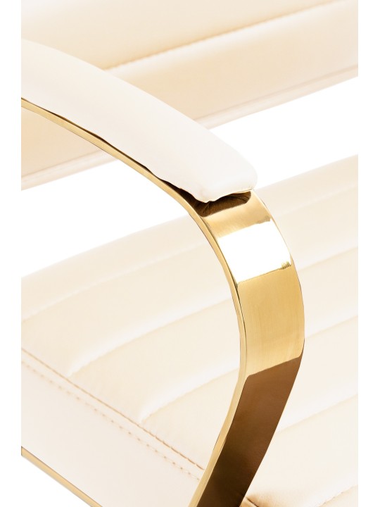 Havanna műbőr irodai szék, krém