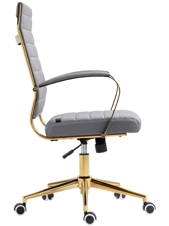 Havanna műbőr irodai szék, szürke