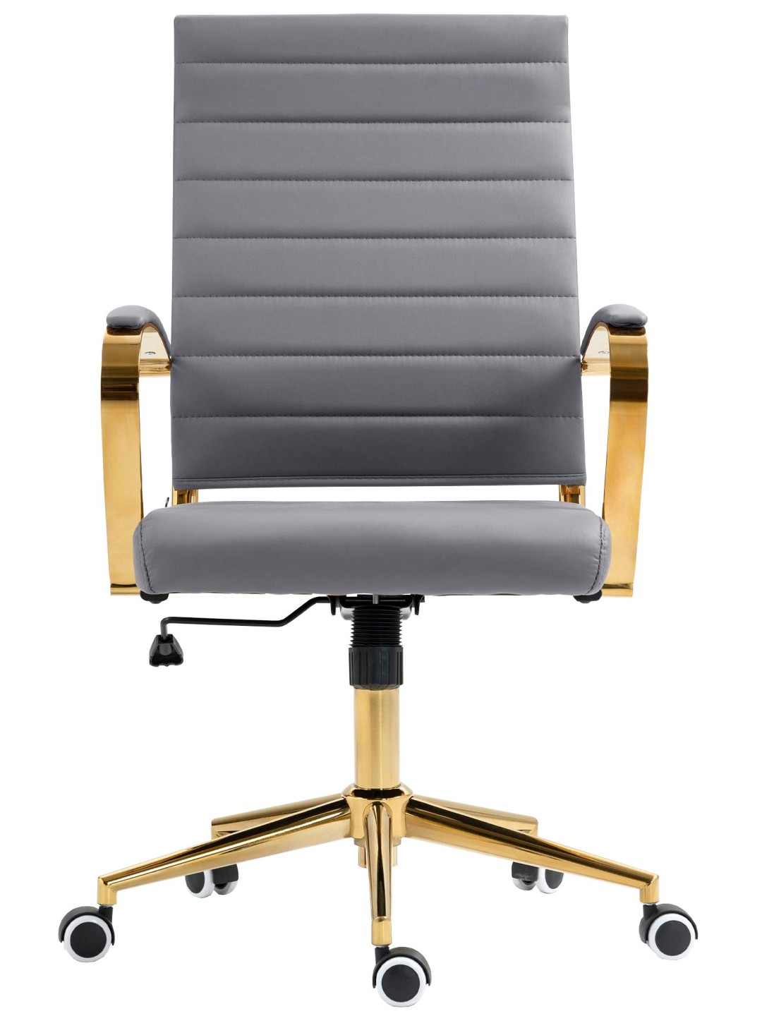 Havanna műbőr irodai szék, szürke