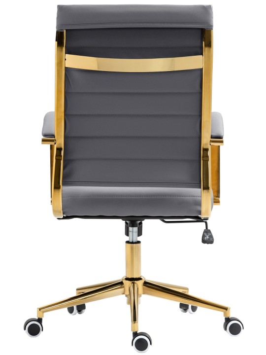 Havanna műbőr irodai szék, szürke