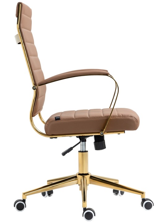 Havanna műbőr irodai szék, világosbarna