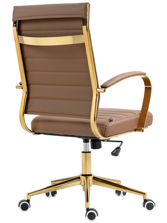 Havanna műbőr irodai szék, világosbarna