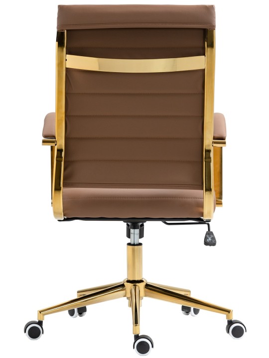 Havanna műbőr irodai szék, világosbarna