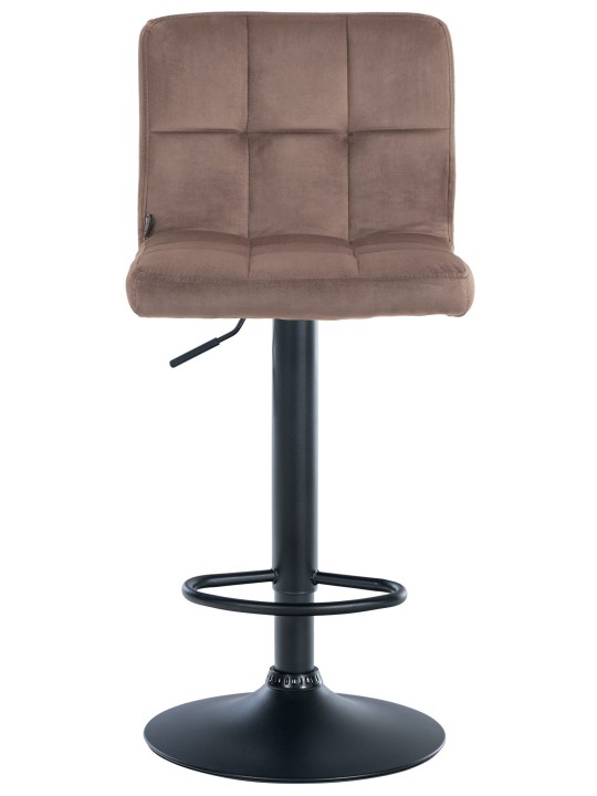 Peru bársony 2 db bárszék, barna