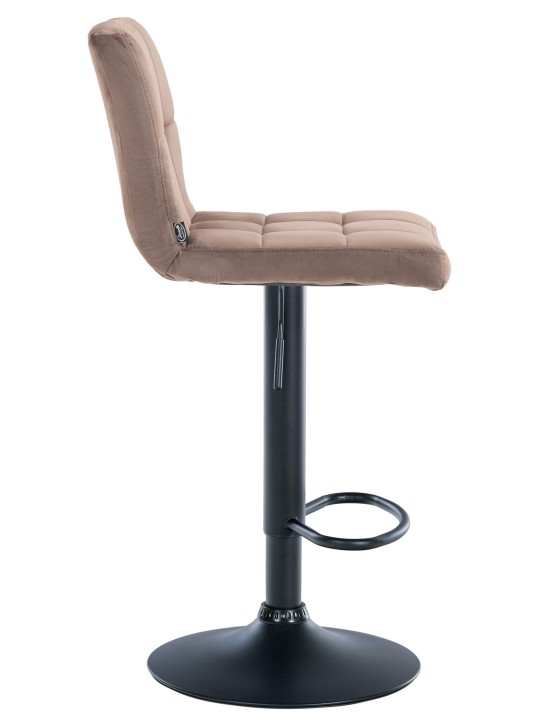 Peru bársony 2 db bárszék, barna