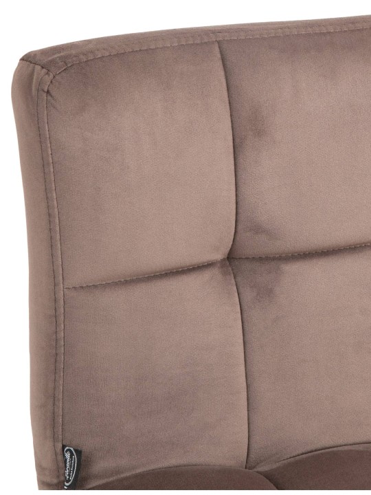 Peru bársony 2 db bárszék, barna